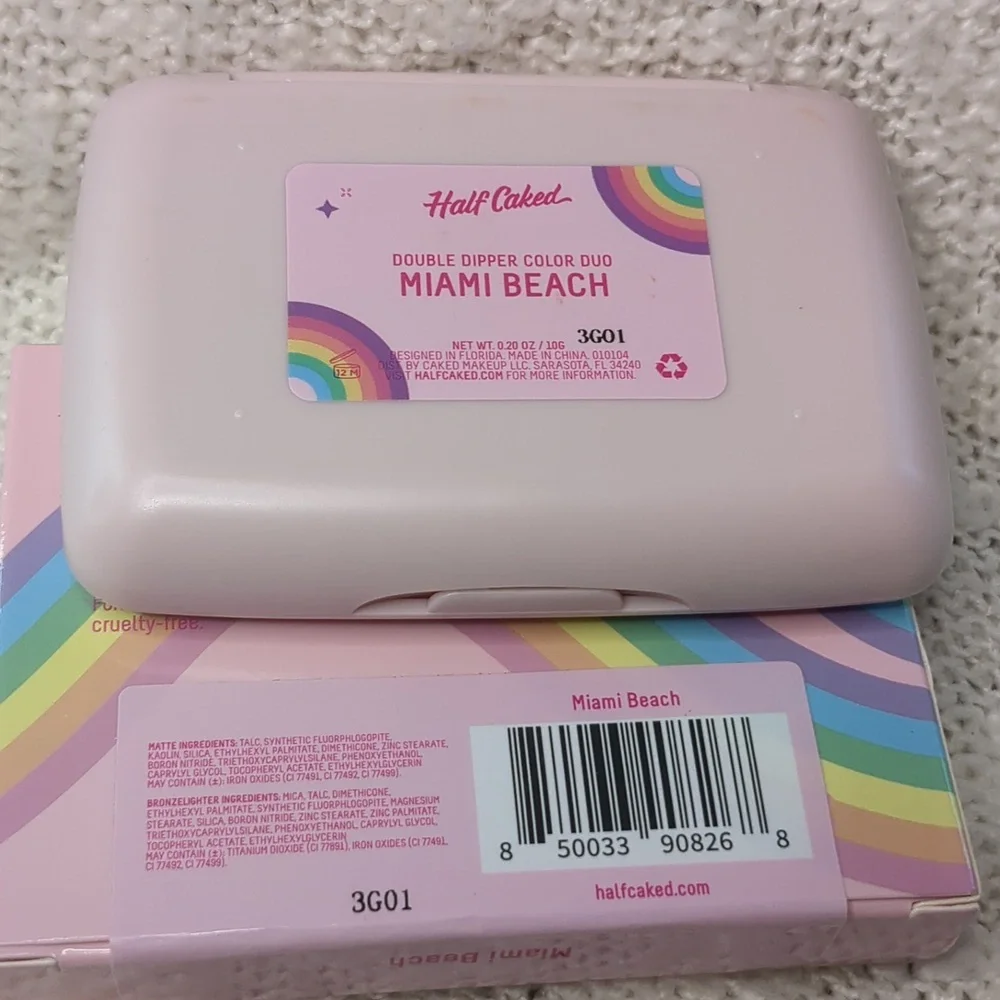 Half Caked Double Dipper Color Duo in Miami Beach, 10g/0.20oz